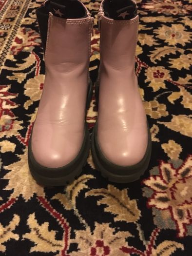 Zara Leather Boots size EU-33, UK-1