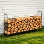 Outdoor Firewood Rack, 1/2 Cord, 500 kg Image 8