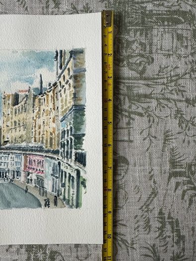 Watercolour - Edinburgh Streetlife