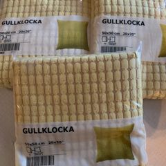 IKEA Yellow Cushion Covers Never Used