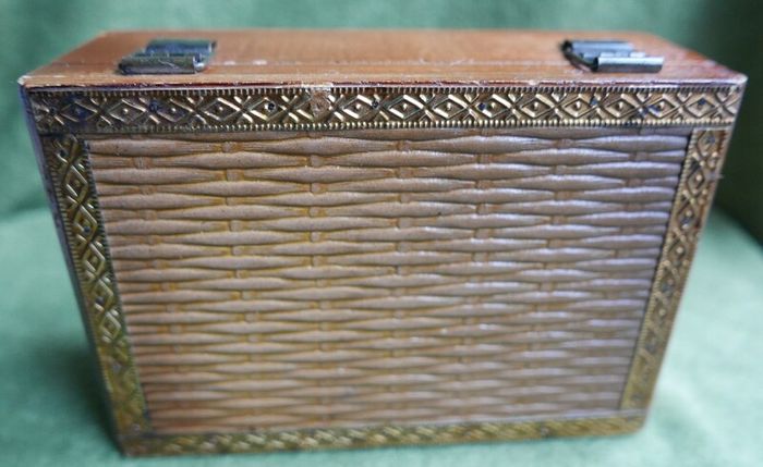 Vintage  Wooden Trinket, Jewellery box, Cigarette box