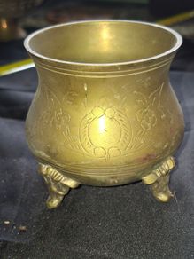 Beautiful Old Brass Bowl, Postage Available,