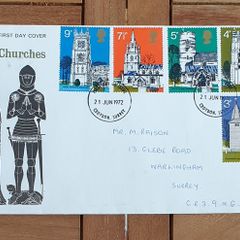 UK 1st Day Covers from 1972 & 1973