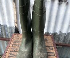 Size 10 steel toe wellington
