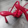 Boohoo red heels Image 7