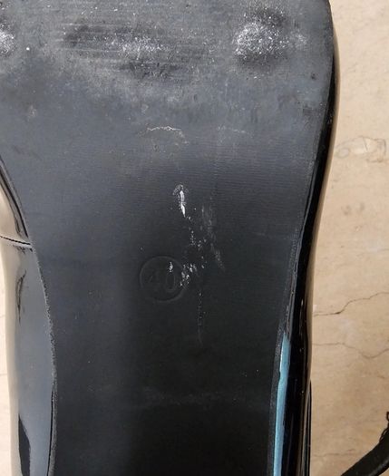No-l-ita Italian designer Black Genuine Leather Mary Jane Pump Heels RRP 150E