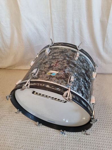 Ludwig Black Diamond Pearl Bass Kick Drum 20 x 14 downbeat virgin