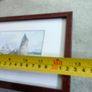 5 Different itmes-1- Framed French print of fishing boat the other is salling boat one village barflair in normanedy 28.00 euro. and 4 sliver photo frames prieced separtly Image 6