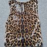 River Island Leopard Print Sequin Top Image 2