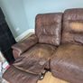 3 seater leather recliner need gone tonight 2 apr Image 7