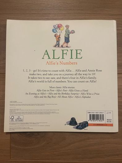 Alfie 'Alfie's Numbers' (Shirley Hughes)