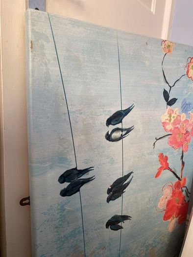 picture of birds canvas