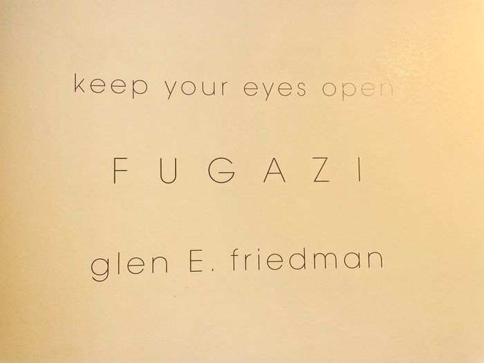 Fugazi - Keep Your Eyes Open (First Edition)