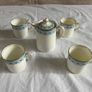 Beautiful and Rare Antique Aynsley Coffee set  Coffee pot and 4 coffee cups - Bone China produced before 1900s for Alfred B Pearce and Co in England Image 7