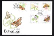 1993 Isle of Man Butterflies Commemorative Stamps Addressed First Day Cover (FDC)