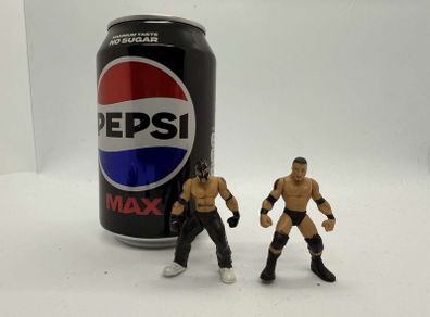 wwe Micro Batista & Rey mysterio action figures