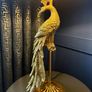 NEXT Black & Gold Peacock Lamp Set Pair of Table Lamps + Floor Lamp Image 6