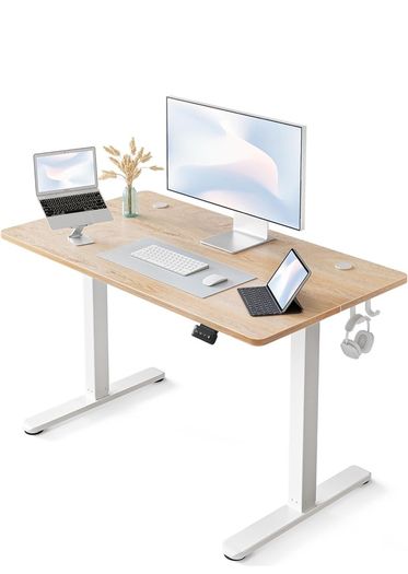 Height Adjustable Electric Standing Desk, 100 x 60cm