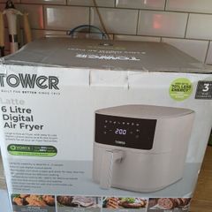 NEW 6 Ltr Digital TOWER Airfryer