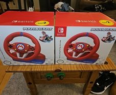 Maori  Mario Kart branding switch racing wheel with pedals.
