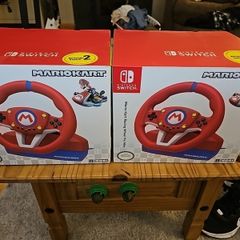 Maori  Mario Kart branding switch racing wheel with pedals.
