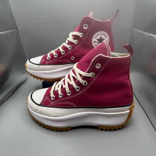 Converse Womens Shoes - Run Star Hike - Dark Pink - Size 4.5 UK - Hi Top