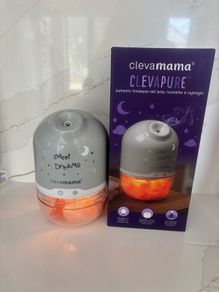 Clevamama Clevapure Himalayan Salt Lamp, Humidifier and Nightlight