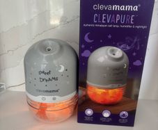 Clevamama Clevapure Himalayan Salt Lamp, Humidifier and Nightlight