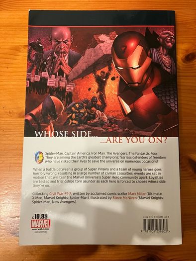 Graphic novel: 'Civil War' by Marvel