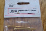 Brass Extension Screws x 4 for sale