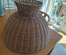 Rattan lampshade