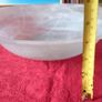 15.25 Inches Wide Murano Style Centerpiece Glass Bowl Image 3