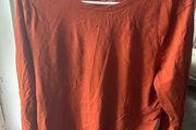 Rust Long Sleeve Top /Size L (12/14)