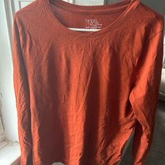 Rust Long Sleeve Top /Size L (12/14)