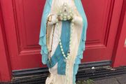 Large Virgin Mary statue free postage