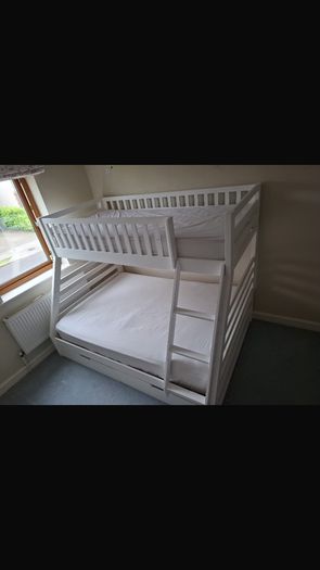States White Triple Bunk Sleeper by Sweet Dreams - FRAME ONLY