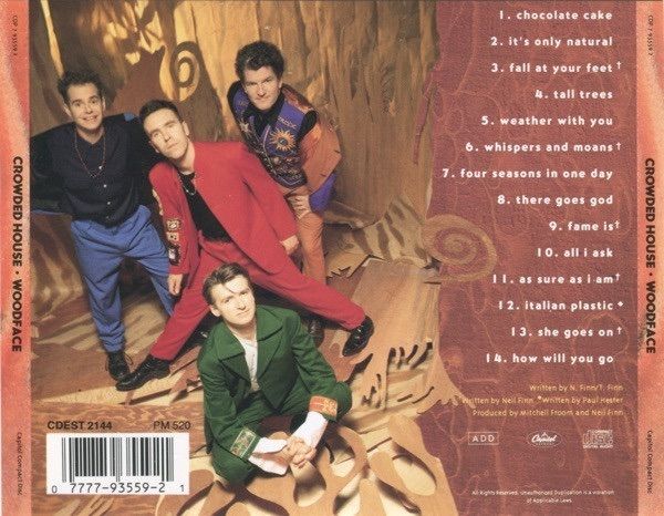 crowded house  -  woodface    CD
