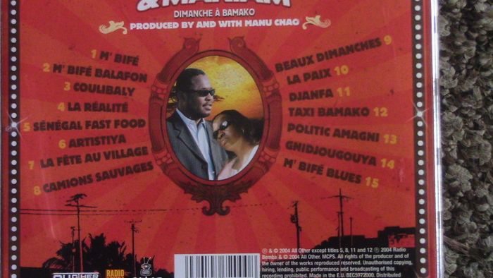 Amadou & Mariam - Dimanche a Bamako CD