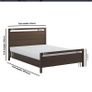 Double bed wooden Image 2