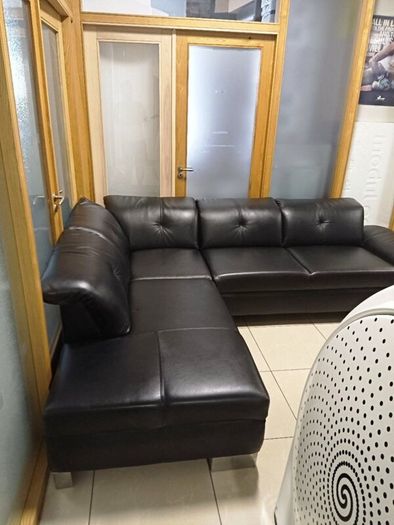 leather corner sofa