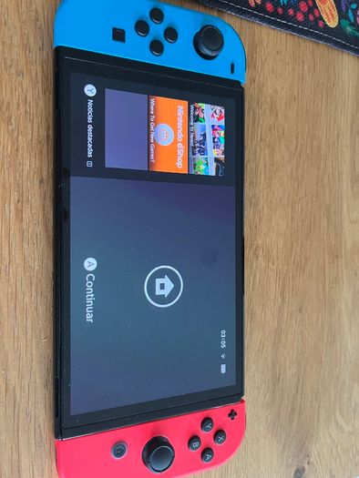 Nintendo OLED Switch Bundle Neon Red/Blue + Stardew Valley, Overcooked 2 & Case