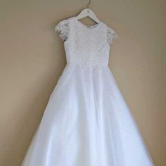 Communion dress (Like NEW) & Accessories