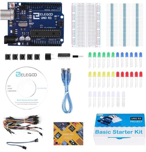 UNO Project Basic Starter Kit with Tutorial and UNO R3 Board Compatible with Arduino IDE for Beginner (FREE POSTAGE)