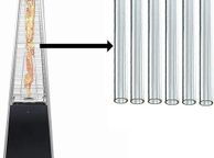 main image for ad BU-KO Glass Tube Replacement for Pyramid Gas patio Heater