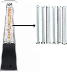BU-KO Glass Tube Replacement for Pyramid Gas patio Heater