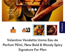 VALeNTINO Vendetta 90ml parfum for him / latest release