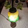 Vintage large woman statue lamp Image 6