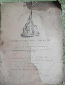 Antique Catholic Education Service 1879