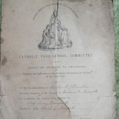 Antique Catholic Education Service 1879