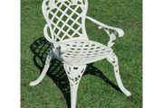 Cast Iron Chair With Arms Style H H65